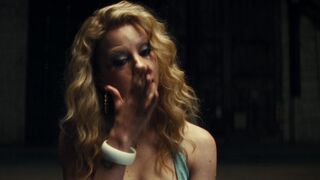 Mia Goth topless, Chloe Farnworth, Lily Collins, Halsey sexy. MaXXXine (2024). Erotic Sexy Scenes