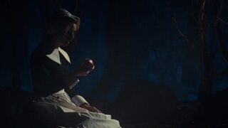 Mia Goth topless, Chloe Farnworth, Lily Collins, Halsey sexy. MaXXXine (2024). Erotic Sexy Scenes