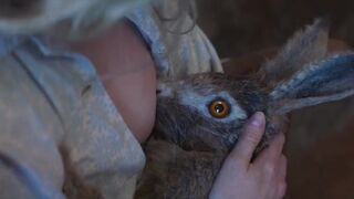 Morfydd Clark Nude. Starve Acre (2023) Rabbit Lactation Scene