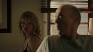 Joanna Kulig sexy, Nicole Reddinger hot. Knox Goes Away (2023). Bedroom Scene