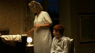 Classic Peeping Voyeur Scenes. Fanny Cottencon topless. Poil de carotte (2003)