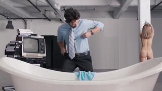 Jakki Jandrell sexy ice scene. Transfer (2020). Hot Actress