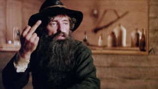 Liza Lee-Atkinson topless. Mad Dog Morgan (1976)