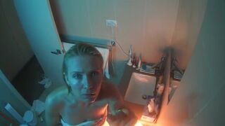 Kasia Stelmach nude. Blur (2022) Shower Nudity Scene
