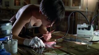 Kate Beckinsale topless. Uncovered (1994) Hollywood Celebrity Naked Scene