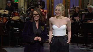 Chloe Fineman hot, Sarah Sherman naked, Punkie Johnson sexy, Chloe Troast, Emma Stone hot - Saturday Night Live s49e06 (2024) Celebrities Nude