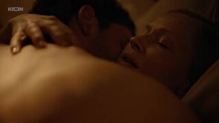 Rassian Celebs Yuliya Peresild topless sex scene - Nina (2023)