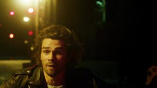 Sofia Carson sexy kiss scene - Songbird (2020)