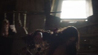 Noomi Rapace, Sara Klimoska, Alice Englert - You Won't Be Alone (2022) Naked Scenes