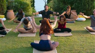 Frederique Bel, Caroline Anglade, Audrey Fleurot, and other - Divorce Club (2020) celeb A hot scene