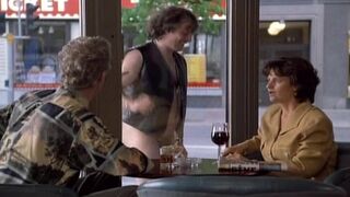 Funny Public Topless Scene. Suzanne Reuter nude. En kolossalt genomtankt film (1994)