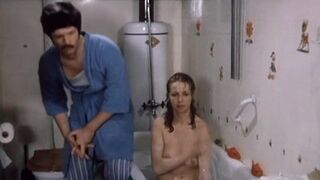 Michaela May topless. Der falsche Pass fur Tibo (1979) adult classic scene
