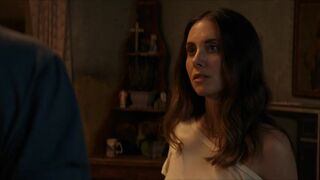 Alison Brie topless - Freelance (2023) hot actress