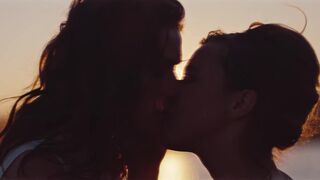 Lesbian Scene. Maiken Magnusse, Abigail Richardsonn nude - Say Grace (2020)