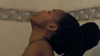 Shezi Sibongiseni hot in sexy movie scene "Tokoloshe-The Calling" (2020)