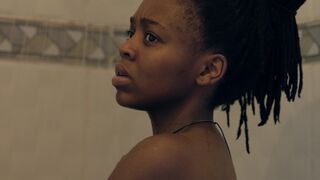 Shezi Sibongiseni hot in sexy movie scene "Tokoloshe-The Calling" (2020)
