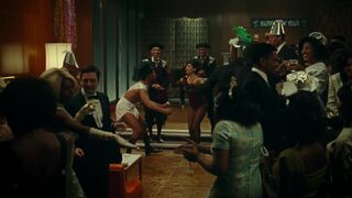 Tessa Thompson, Aja Naomi King, Eva Longoria - Sylvie's Love (2020) actress boobs scene