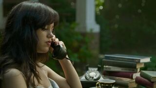 Jenna Ortega sexy, Gideon Adlon hot ⭐ Miller's Girl (2024)