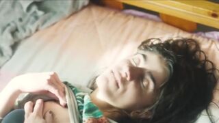 Evgenia Lavda topless - Behind the Haystacks (2022) Masturbation & Short Topless Scene