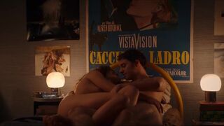 Aurora Giovinazzo topless, Greta Scarano hot - Nuovo Olimpo (2023) Bedroom Topless Scene