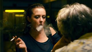 Katharine Isabelle, April Mullen, Stephannie Hawkins – 88 (2015) Topless Movie Scene