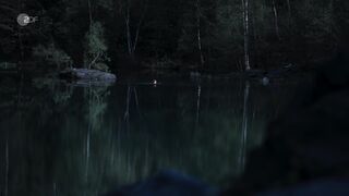 Nudity Scene From Back - Lara Mandoki topless - Erzgebirgskrimi s01e08 (2023)