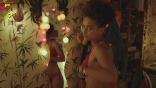 Sophie-Marie Larrouy, Ines d'Assomption topless movie scene (2020) actress sexy scene