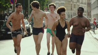 Sophie-Marie Larrouy, Ines d'Assomption topless movie scene (2020) actress sexy scene