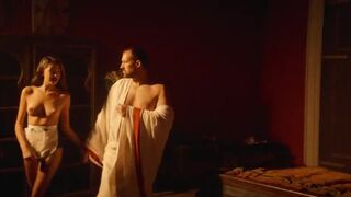 Charlotte Vega nude, Alix Villaret, Maddy Ambus nude. Topless Actresses. The movie - Utopia (2024)