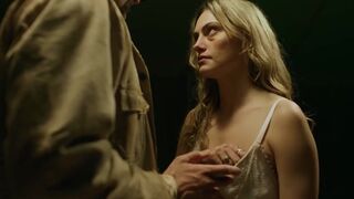Phoebe Tonkin nude - Kid Snow (2024) Striptease scene in the movie
