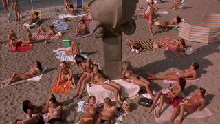 Topless on the Beach, Public Nudity and Sex Scenes. EuroTrip (2004)