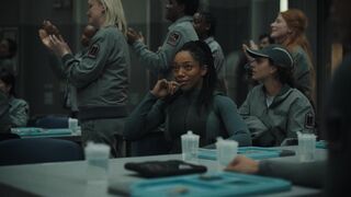 Naomi Ackie nude. Future Sex Scen in the Movie - Mickey 17 (2025)
