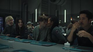 Naomi Ackie nude. Future Sex Scen in the Movie - Mickey 17 (2025)