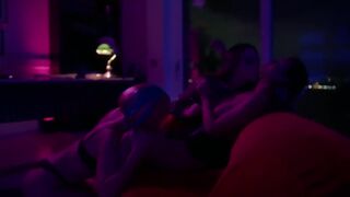 Lesbian Kiss Scene. Francesca Montuori sexy. Piedone. Uno sbirro a Napoli