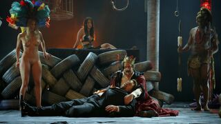 Rikke Leigh nude, Tracy-Ann Oberman nude - Toast of London s01e06 (2012) Naked on Stage