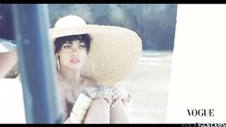 Rihanna sexy – Vogue Brasil- Behind The Scenes (2014)