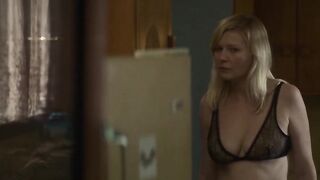 Underwear Hot Celebs Scenes | Kirsten Dunst sexy celebrity - Woodshock (2017)