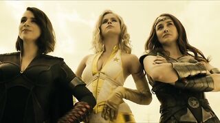 Erin Moriarty, Aya Cash naked - The Boys (2020) (Season 2, Episode 5)