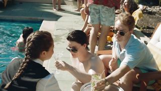 Lucile Jaillant hot side boobs - White House Farm (2020)  (Season 1, Episode 6)