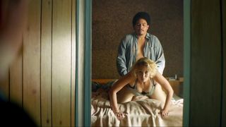 Bo Maerten, Maartje van de Wetering - Ron Goossens, Low Budget Stuntman (2017) Naked actress in a movie scene