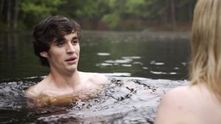 Bridgit Mendler - Father of the Year (2018) Naked TV movie scene