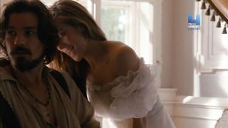 Charlotte Salt, Celeste Dodwell - The Musketeers s02e04 (2015) Nude sexy video