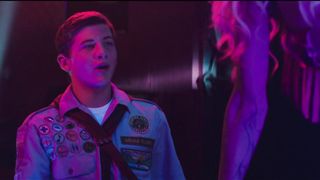 Elle Evans - Scouts Guide to the Zombie Apocalypse (2015) Striptease sexy video