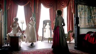 Eloise Smyth, Jessica Brown Findlay Harlots s01e03 (2017) Naked movie scene