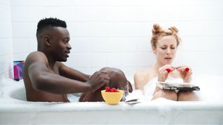 Gillian Zinser - End of Babes (2016) Naked actress in a TV movie scene