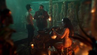 Hannah Tasker-Poland - Ash vs Evil Dead s03e05 (2018) Naked actress in a movie scene