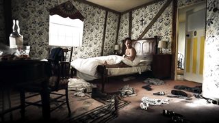 Katherine Waterston - The Third Day s01e02 (2020) Naked actress in a TV movie scene