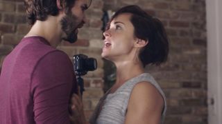 Savannah Welch - The Golden Rut (2016) Naked actress in a TV movie scene