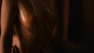 Shenae Grimes - Blood Honey (2017) Naked TV movie scene