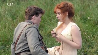 Vica Kerekes - Cetnici z Luhacovic s01e01-02 (2017) Naked actress in a movie scene